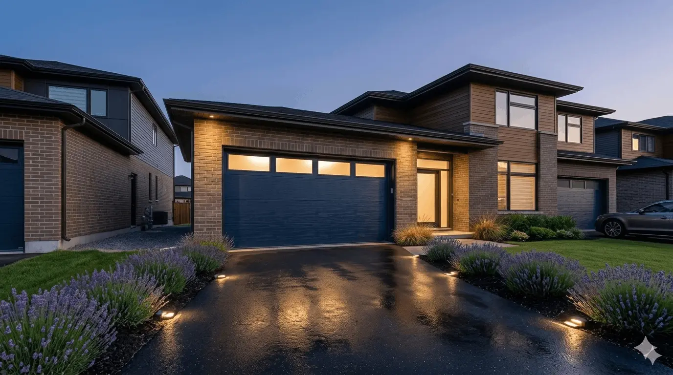 Modernes Sektionaltor